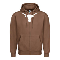 Chestnut texas longhorns merch Zipper Hoodie - Craftify