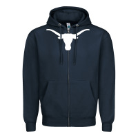 Navy texas longhorns merch Zipper Hoodie - Craftify