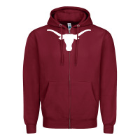 Burgundy texas longhorns merch Zipper Hoodie - Craftify