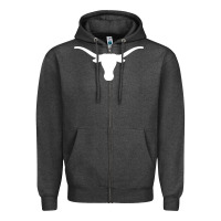 Charcoal Heather texas longhorns merch Zipper Hoodie - Craftify