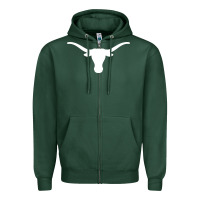 Sports Green texas longhorns merch Zipper Hoodie - Craftify