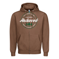 Chestnut womens redwood national park california gifts souvenir ca v neck t shi Zipper Hoodie - Craftify