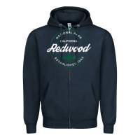 Navy womens redwood national park california gifts souvenir ca v neck t shi Zipper Hoodie - Craftify