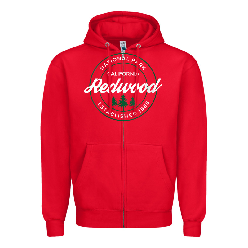 Womens Redwood National Park California Gifts Souvenir Ca V Neck T Shi Zipper Hoodie by Craftify | Teevron