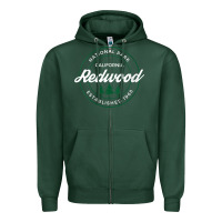 Sports Green womens redwood national park california gifts souvenir ca v neck t shi Zipper Hoodie - Craftify