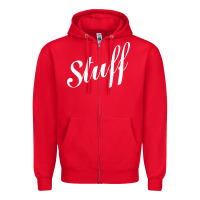Red stuff Zipper Hoodie - Craftify