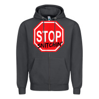 Smoke stop snitching stop snitchin t shirt Zipper Hoodie - Craftify