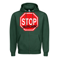 Sports Green stop snitching stop snitchin t shirt Zipper Hoodie - Craftify