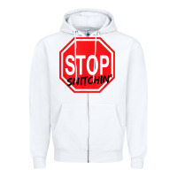 White stop snitching stop snitchin t shirt Zipper Hoodie - Craftify