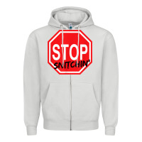 Dove Grey stop snitching stop snitchin t shirt Zipper Hoodie - Craftify