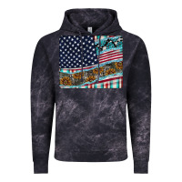 Cloud Black American Flag Mouse Pad Vintage Hoodie - CowhideDigitalArt
