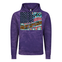 Cloud Purple American Flag Mouse Pad Vintage Hoodie - CowhideDigitalArt