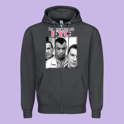 Fine Young Cannibals Fyc Zipper Hoodie Designed By Craftify