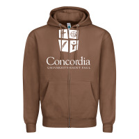 Chestnut Concordia University, St. Paul, apparel Zipper Hoodie - Craftify