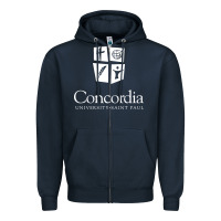 Navy Concordia University, St. Paul, apparel Zipper Hoodie - Craftify
