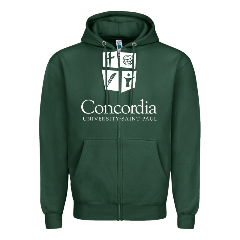 Concordia University, St. Paul, Apparel Zipper Hoodie by Craftify | Teevron