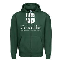 Sports Green Concordia University, St. Paul, apparel Zipper Hoodie - Craftify