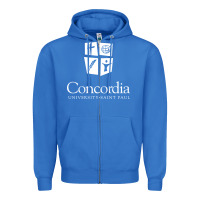 True Royal Concordia University, St. Paul, apparel Zipper Hoodie - Craftify