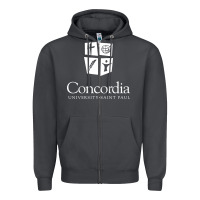 Smoke Concordia University, St. Paul, apparel Zipper Hoodie - Craftify