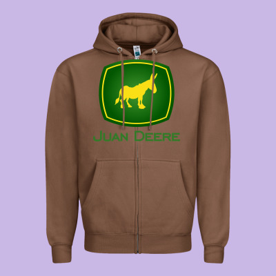 Juan Deere   The Farmer   The Gardener   The Landscaper Sweatshirt Zipper Hoodie Designed By Craftify