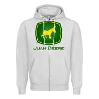 Dove Grey juan deere   the farmer   the gardener   the landscaper sweatshirt Zipper Hoodie - Craftify