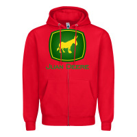 Red juan deere   the farmer   the gardener   the landscaper sweatshirt Zipper Hoodie - Craftify