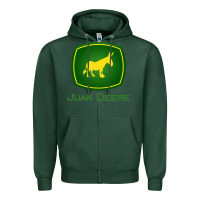 Sports Green juan deere   the farmer   the gardener   the landscaper sweatshirt Zipper Hoodie - Craftify