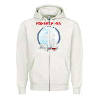 Oatmeal Heather fisher of men we catch  em he cleans  em matthew 4 19 Zipper Hoodie - Craftify