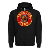 Black #beer irons city Zipper Hoodie - Craftify