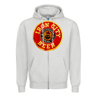 Dove Grey #beer irons city Zipper Hoodie - Craftify