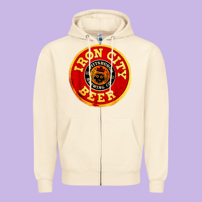 #beer Irons City Zipper Hoodie Designed By Craftify