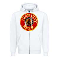 White #beer irons city Zipper Hoodie - Craftify