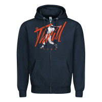 Navy will clark   the thrill   san francisco baseball t shirt Zipper Hoodie - Craftify