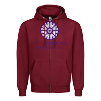 Burgundy ST. CATHERINE UNIVERSITY Zipper Hoodie - Craftify