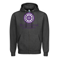 Charcoal Heather ST. CATHERINE UNIVERSITY Zipper Hoodie - Craftify