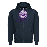 Navy ST. CATHERINE UNIVERSITY Zipper Hoodie - Craftify