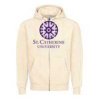 Sandshell ST. CATHERINE UNIVERSITY Zipper Hoodie - Craftify