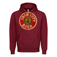 Burgundy beer irons city pittsburgh beer lover t shirt Zipper Hoodie - Craftify