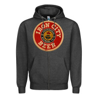 Charcoal Heather beer irons city pittsburgh beer lover t shirt Zipper Hoodie - Craftify