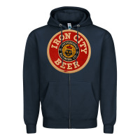 Navy beer irons city pittsburgh beer lover t shirt Zipper Hoodie - Craftify