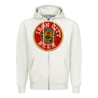 Oatmeal Heather beer irons city pittsburgh beer lover t shirt Zipper Hoodie - Craftify