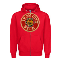 Red beer irons city pittsburgh beer lover t shirt Zipper Hoodie - Craftify