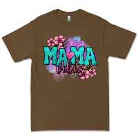 Cacao mama vibes floral Premium Tee - OliviaCreatesArt