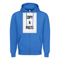 True Royal Copy Paste Zipper Hoodie - Craftify