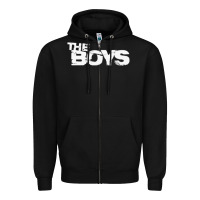 Black The boys tv show Zipper Hoodie - Craftify