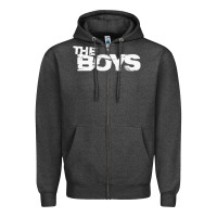Charcoal Heather The boys tv show Zipper Hoodie - Craftify