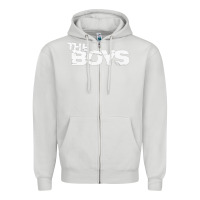 Dove Grey The boys tv show Zipper Hoodie - Craftify