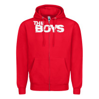 Red The boys tv show Zipper Hoodie - Craftify