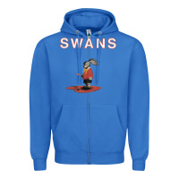 True Royal Swans Zipper Hoodie - Craftify