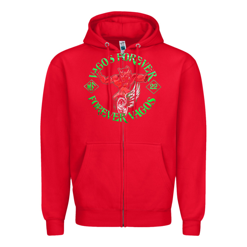 Vagos Mc Zipper Hoodie by Craftify | Teevron